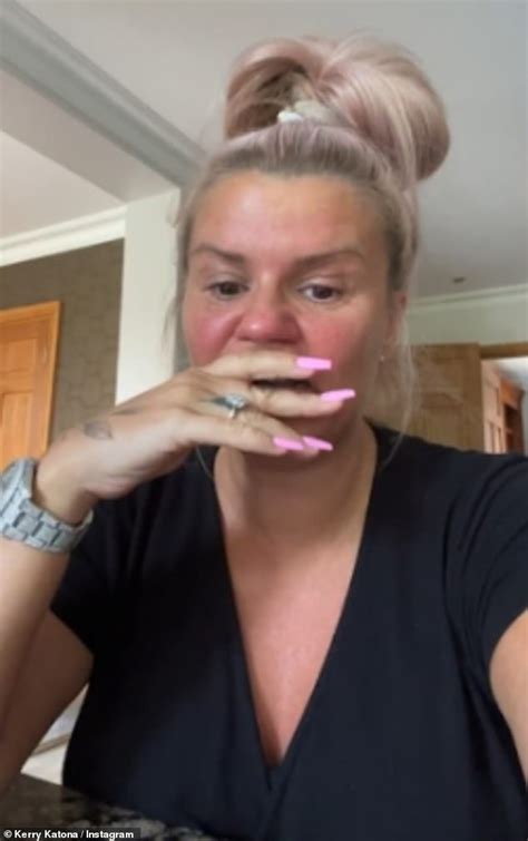 Kerry Katona reveals she has BROKEN her foot